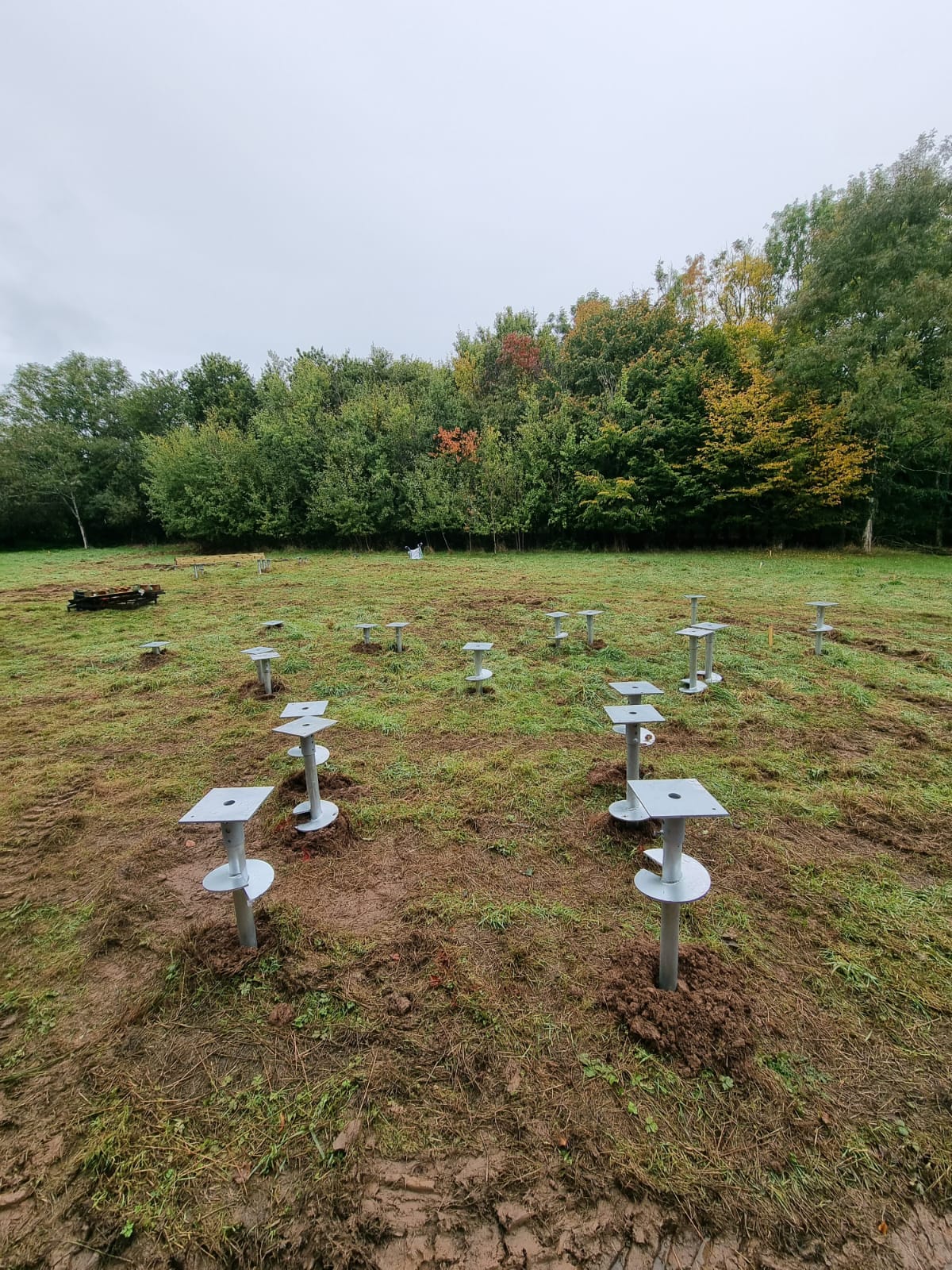 Tree House Screw Pile Install 1